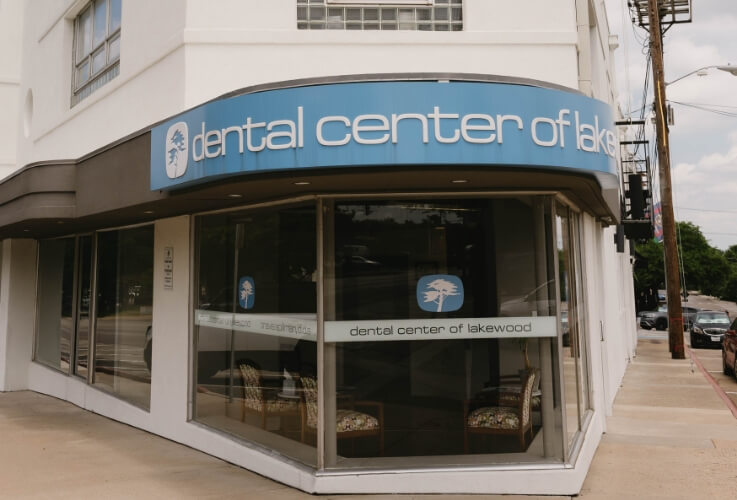 High tech dental exam room